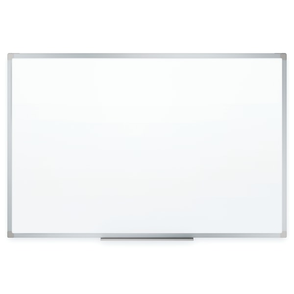 Dry-Erase Board Melamine Surface 72 x 48 Silver Aluminum Frame