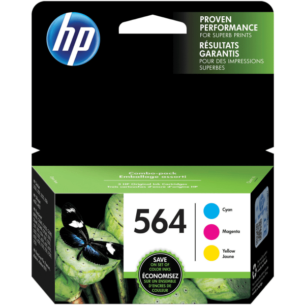 HP - 564 3-Pack Ink Cartridges - Cyan/Magenta/Yellow