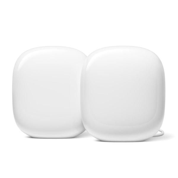 Google - Nest Wifi Pro 6e AXE5400 Mesh Router (2-pack) - Snow