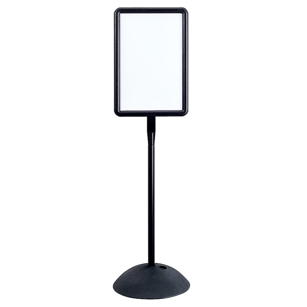 Sign Safco Write Way 64.25H Rectangle Black