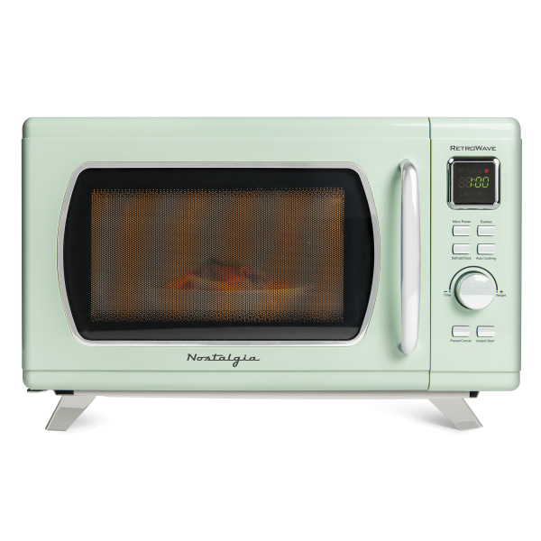 Nostalgia MCMO9FTSG Mid-Century Retro Microwave