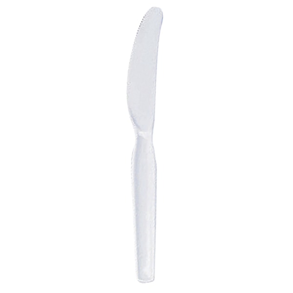 Dixie Heavyweight White Plastic Knives  100 Count