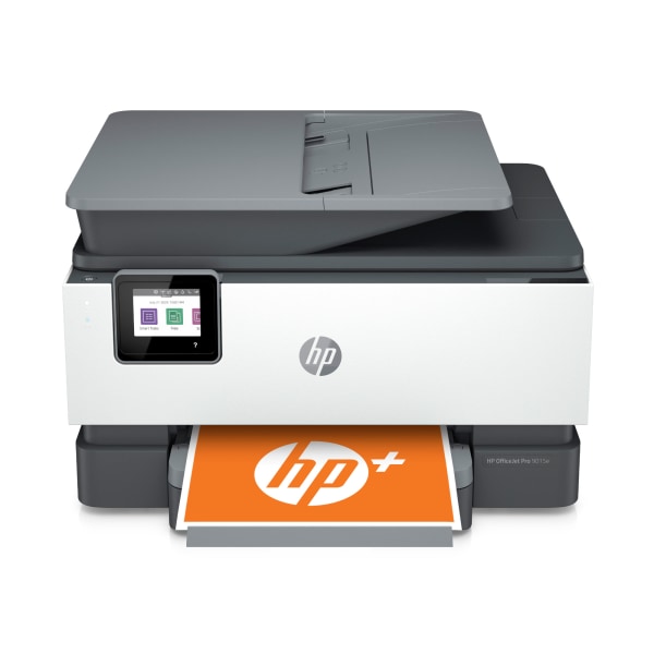 HP - OfficeJet Pro 9015e Wireless All-In-One Inkjet Printer with 6 months of Instant Ink Included with HP+ - White