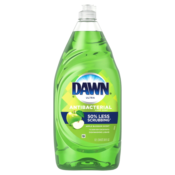 Dawn Ultra Antibacterial Dishwashing Liquid, Apple Blossom Scent - 38.0 fl oz