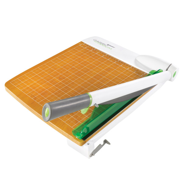 Westcott CarboTitanium Guillotine Trimmer, Green, White