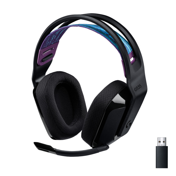 logitech - g535 lightspeed wireless gaming headset for pc, ps5, ps4 - black