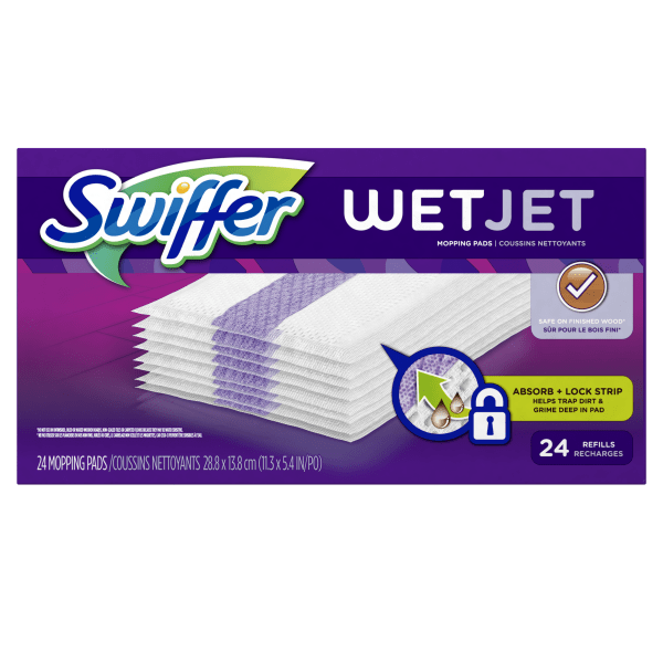 Swiffer WetJet Multi-Surface Floor Cleaner Pad Refill  24 Count