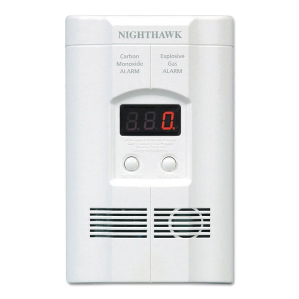 Kidde Nighthawk AC Plug-in Operated Carbon Monoxide and Explosive Gas Alarm with Digital Display
