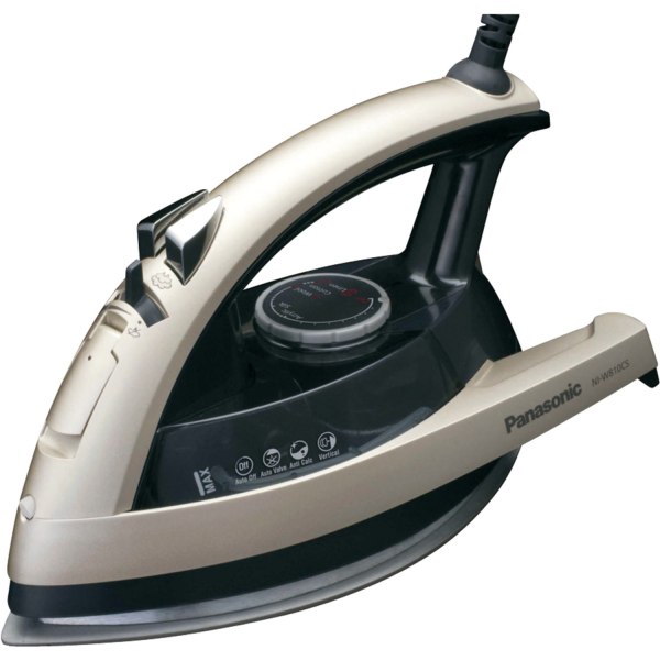 Panasonic NI-W810CS Multi-Directional Steam/Dry Iron with Ceramic Soleplate  Medium  Champagne