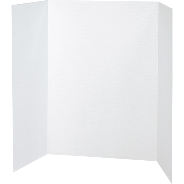 Pacon Tri-Fold Corrugated Presentation Display Boards  48  x 36  