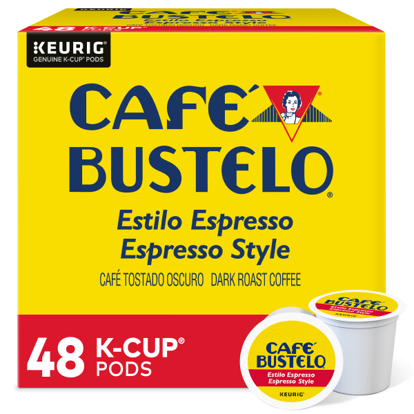 Café Bustelo - Espresso Style Coffee Pods, 48 Pack