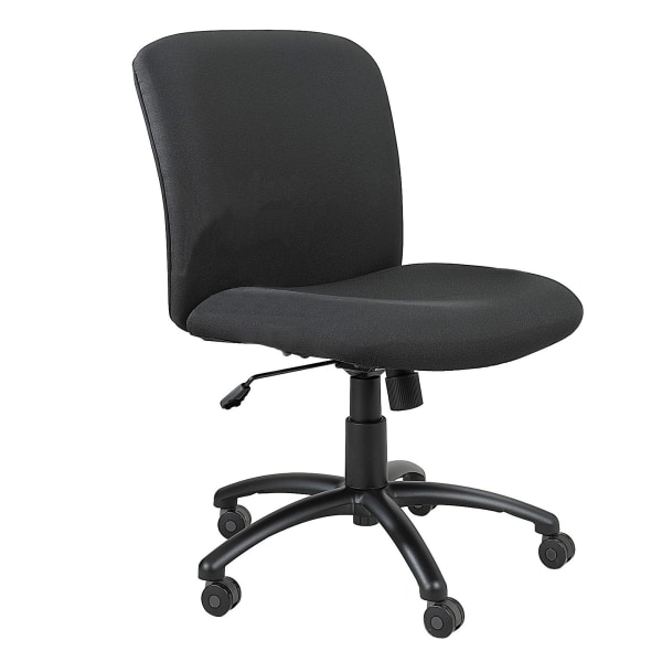 Safco, Big & Tall Executive Mid-Back Chair, 1 Each, Black