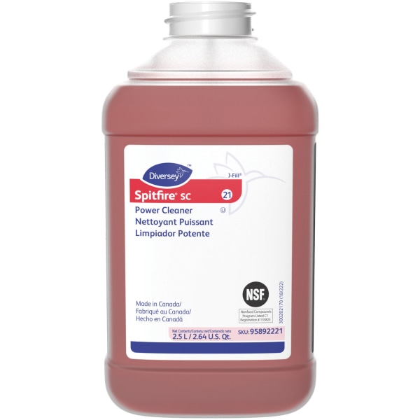 DIVERSEY 95892221 Butyl Power Cleaner,2.5L,Red, Pack of 2