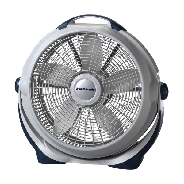 Lasko Wind Machine 20  Pivoting Air Circulator Floor Fan  3 Speeds  23  H  Gray  3300  New