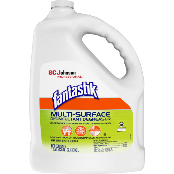 Fantastik Multi-surface - Cleaner / degreaser - liquid - bottle - 1 gal - fresh scent - colorless