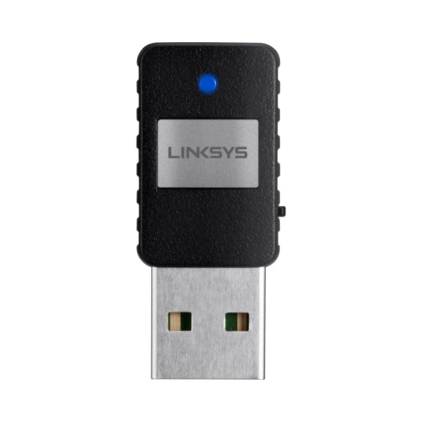 Linksys - AC Dual-Band USB Adapter - Black