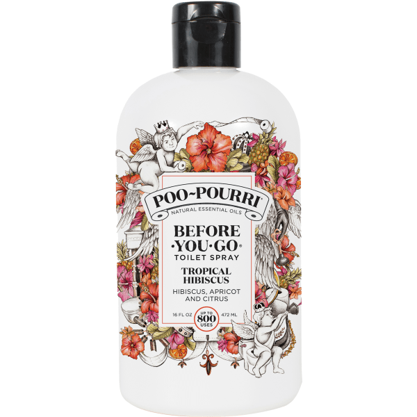 Poo~Pourri Before-You-Go Toilet Spray  Tropical Hibiscus Scent  16 Fl oz