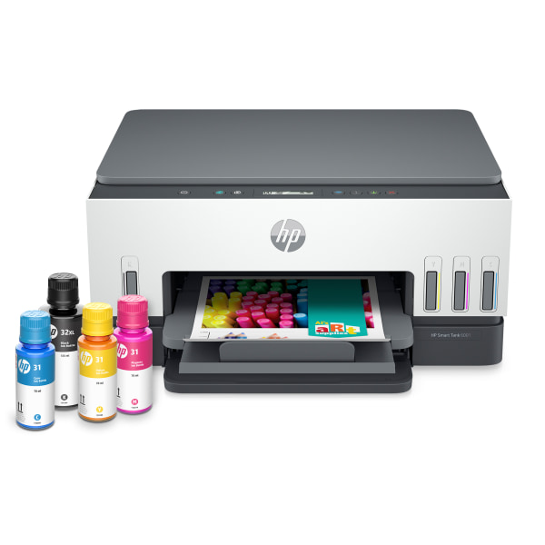 HP - Smart Tank 6001 Wireless All-In-One Supertank Inkjet Printer with up to 2 Years of Ink Included - Basalt