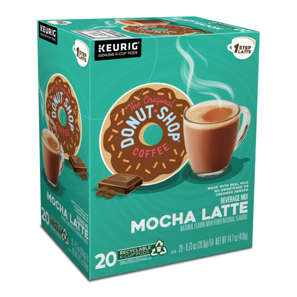 The Original Donut Shop Mocha One Step Latte Vanilla 20/Box 8179