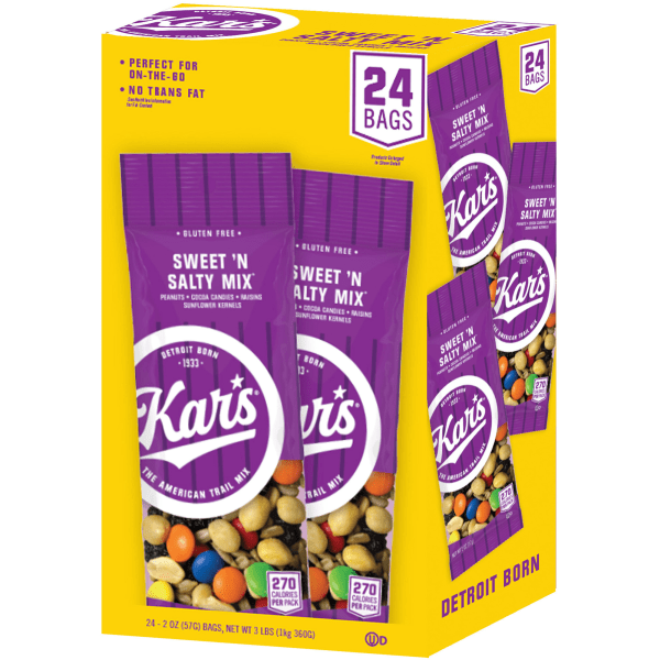 (Best By 11/14/24) Kar's Sweet 'N Salty Mix (2 oz., 24 ct.)