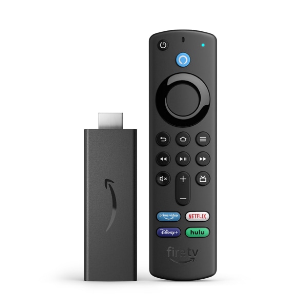 Amazon - Fire TV Stick (3rd Gen) with Alexa Voice Remote (includes TV controls) | HD streaming device | 2021 release - Black