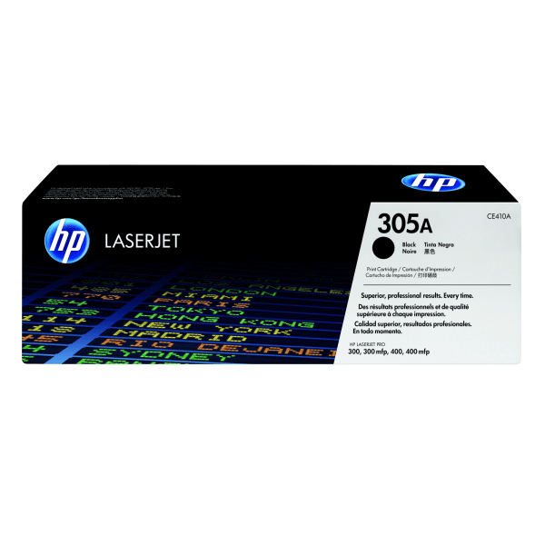 UPC 884962772348 - HP 305A (CE410A) Toner Cartridge Black