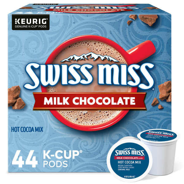 Swiss Miss - Milk Chocolate Hot Cocoa, Keurig Single-Serve K-Cup Pods, 44 Count