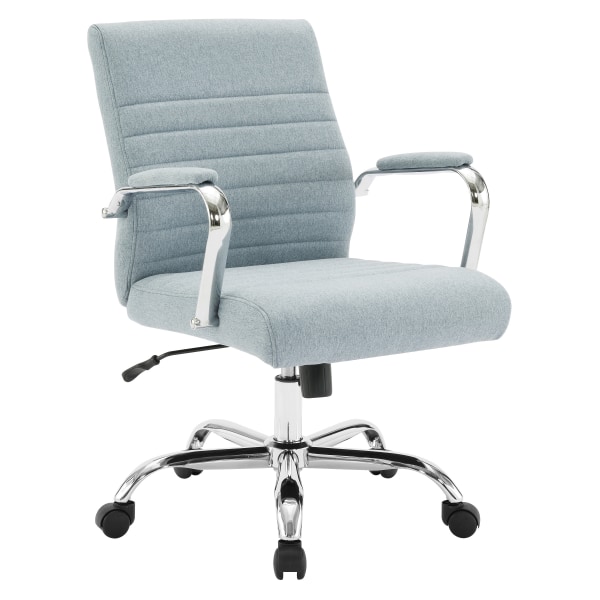 OSP Home Furnishings - Mid-Back Office Chair - Blue