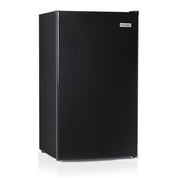 Igloo IRF32BK6A 3.2 Cu.Ft. Single Door Compact Refrigerator with Freezer  Black