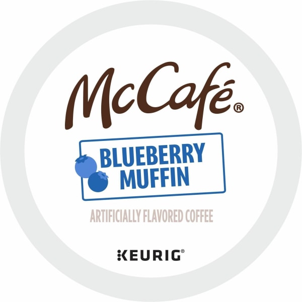 (BBD:11/30/2024) McCafe K-Cup Blueberry Muffin Coffee - Compatible with Keurig Brewer - Light - 24 / Box