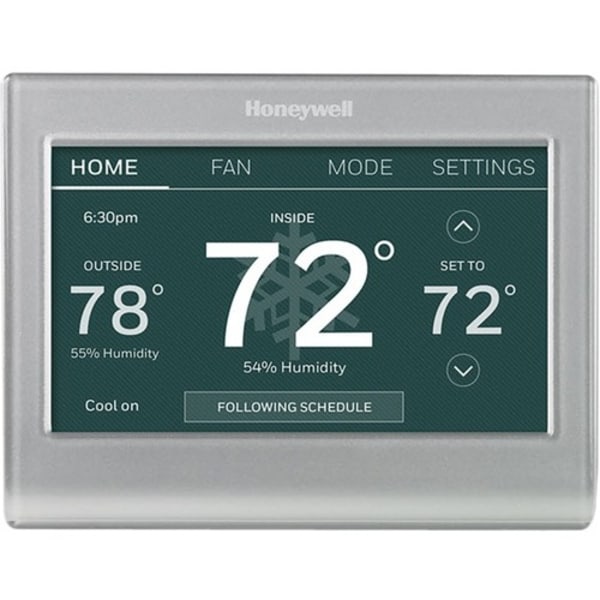 Honeywell Home - Smart Color Thermostat with Wi-Fi Connectivity - Silver