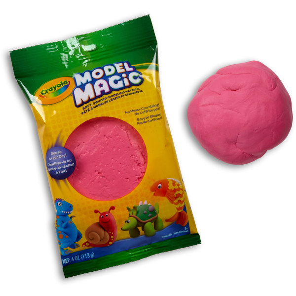 Crayola® Model Magic Modeling Clay Raspberry Pink 4 Oz Bag