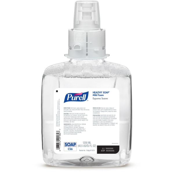 Pack 6 PURELL® CS6 Refill Healthy Soap Mild Foam