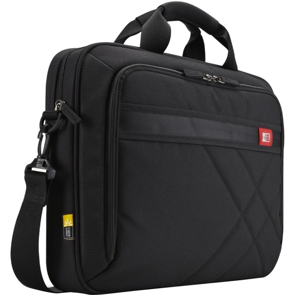 Case Logic DLC-115 15.6-Inch Laptop and Tablet Briefcase (Black) Multi-Colored