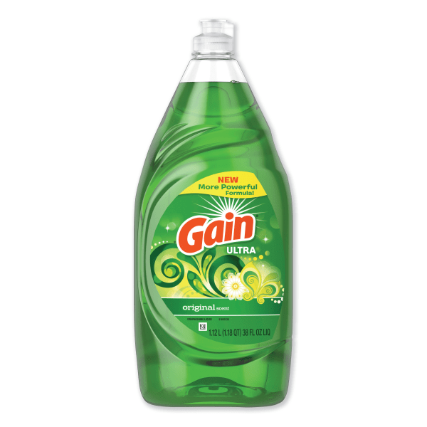 Gain Ultra Liquid Dish Soap, Original Scent, 38 fl oz