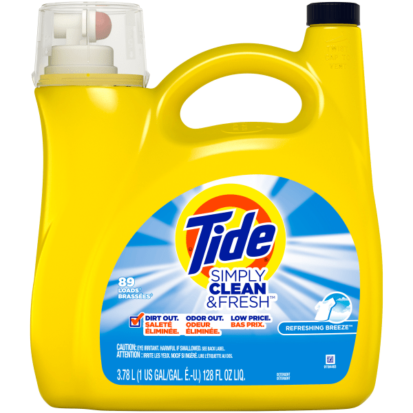 Tide Simply Clean & Fresh Refreshing Breeze Liquid Laundry Detergent - 128 fl oz