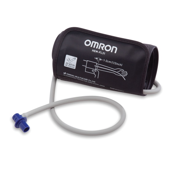 Optional blood pressure monitor cuff, preformed 9" to 17" 