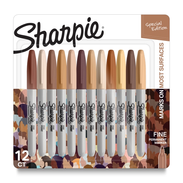 Sharpie Marker Set  12-Color Fine Portrait Colors Set