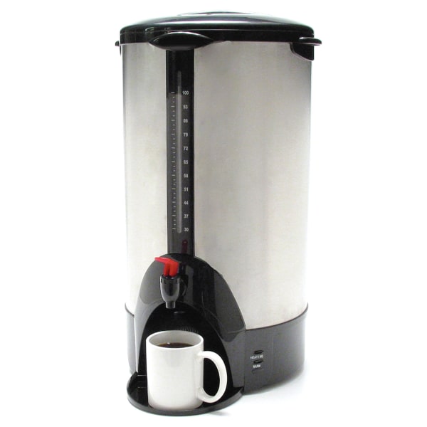 Coffee Pro CP100 100-Cup Percolating Urn  Stainless Steel