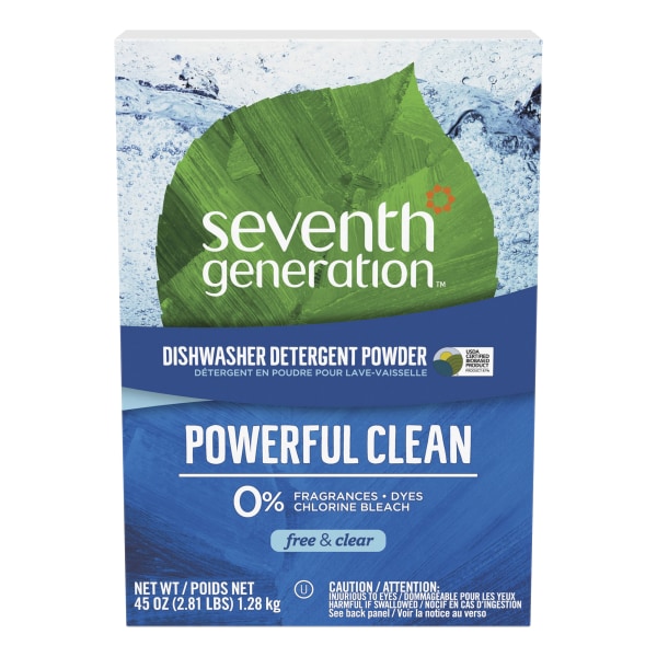 Seventh Generation Auto Dish Powder - Free and Clear - 45 oz. 2 pcs