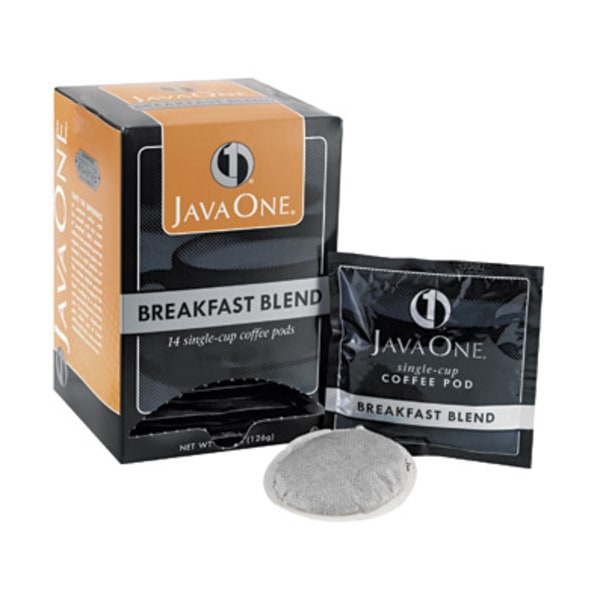 Java One, Breakfast Blend 14 Single Cup Coffee Pods, 6 Ct