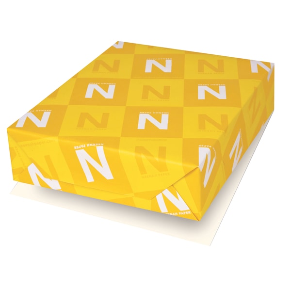 neenah paper 01345 8.5 in. x 11 in. 24 lbs. bond weight classic crest stationery - classic natural white (500/ream)