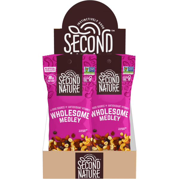 Second Nature Snacks Second Nature Wholesome Medley, 12 ea