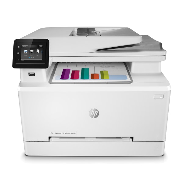 HP - LaserJet Pro M283fdw Wireless Color All-In-One Laser Printer - White