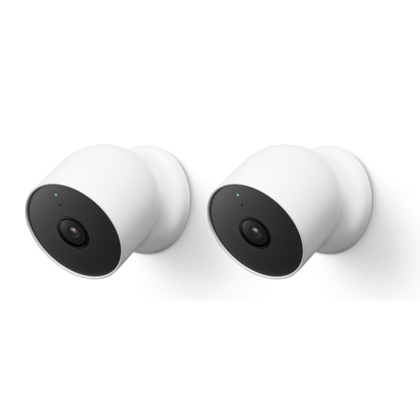 Google - Nest Cam Battery 2 Pack - Snow