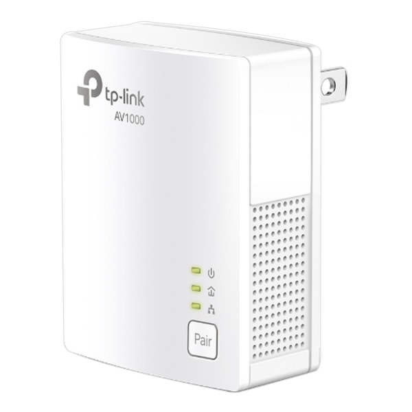 TP-Link AV1000 Powerline Starter Kit (TL-PA7017 KIT) - Gigabit Port  Plug&Play  Ethernet Over Power  Nano Size  Ideal for Smart TV  Online Gaming  Wired Connection Only