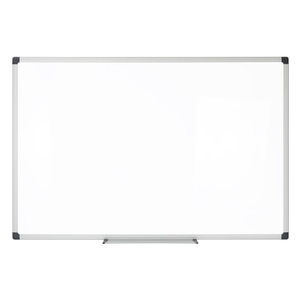 Realspace™ Magnetic Dry-Erase Whiteboard  48  x 72   Silver Frame