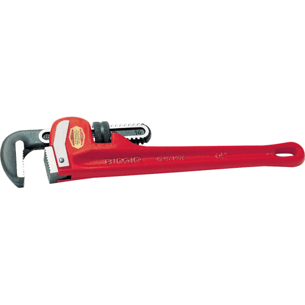 Ridgid 31010 Cast-Iron 1-1/2 in. Jaw Capacity 10 in. Long Straight Pipe Wrench