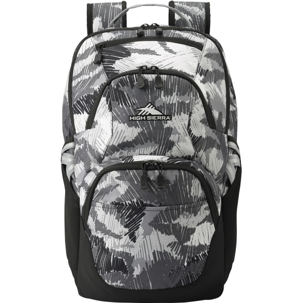 High Sierra Swoop Backpack With 17" Laptop Pocket, Camo