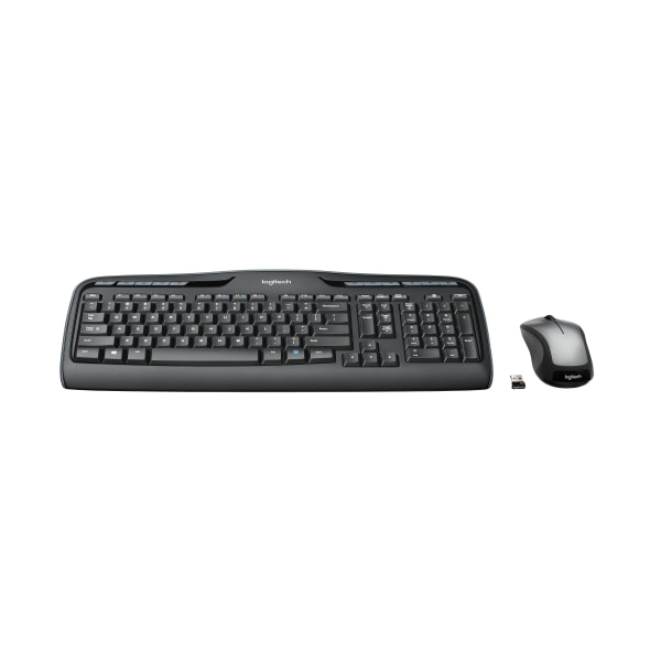 Logitech MK335 Wireless Keyboard and Mouse Combo - Black/Silver (B072JX77X6)